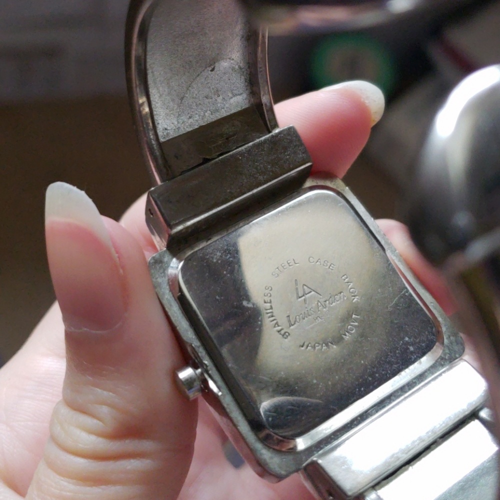 Breast Cancer Awareness Ribbon Watch w/ Rhinestone - Picture 3 of 3